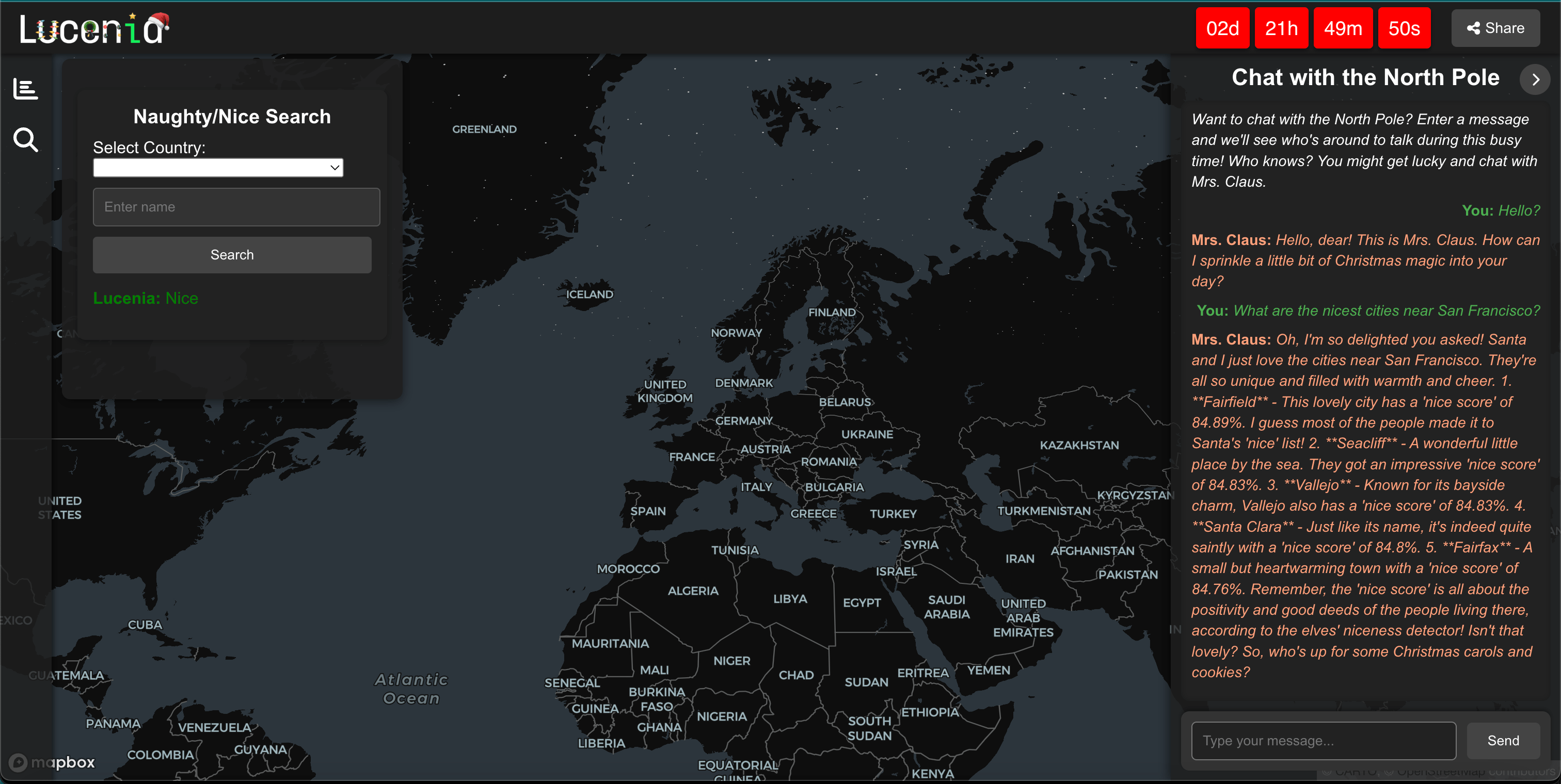 CTO Nick Knize chatting with the North Pole HQ